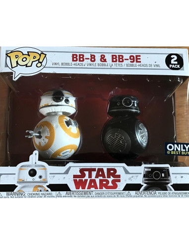 Funko POP! Star Wars Último Jedi BB-8 y BB9-E Paquete 2