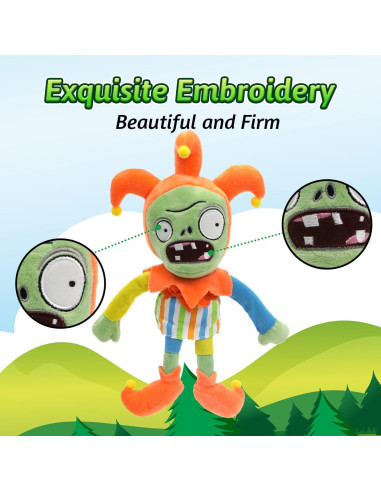 Muñecas de Peluche Maikerry PVZ - Juego de 6 Zombies 17-30 cm