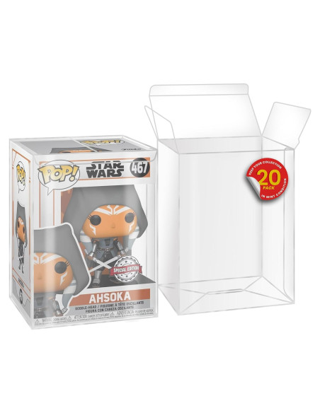 Paquete de 20 Fundas Protectoras para Funko Pop EVORETRO