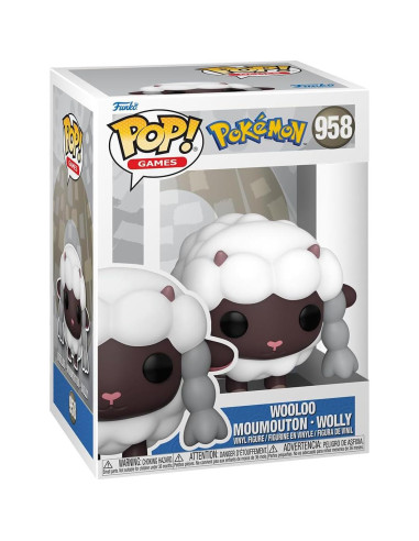 Figura Funko Pop! Pokemon Wooloo 7.62 cm Vinilo