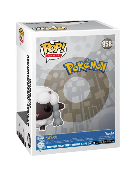 Figura Funko Pop! Pokemon Wooloo 7.62 cm Vinilo