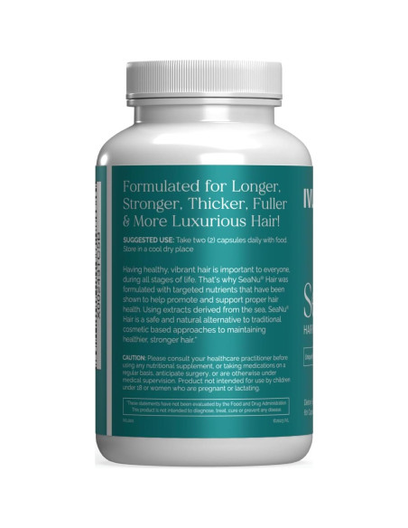 Suplemento de Vitaminas para el Cabello SeaNu IVL - Biotina y Zinc