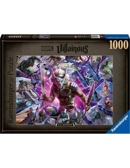 Rompecabezas Ravensburger Marvel Villainous Killmonger 1000 Piezas