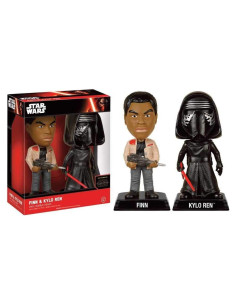 Funko Wacky Wobbler Bobble Head Finn y Kylo Ren 18cm