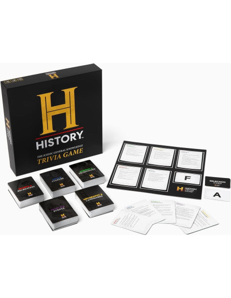 Juego de Trivia HISTORY Channel - Más de 2000 Preguntas para Adultos y Familias