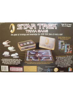 Juego de Trivia Star Trek Mattel 2000 Nuevo 2-4 Jugadores 2