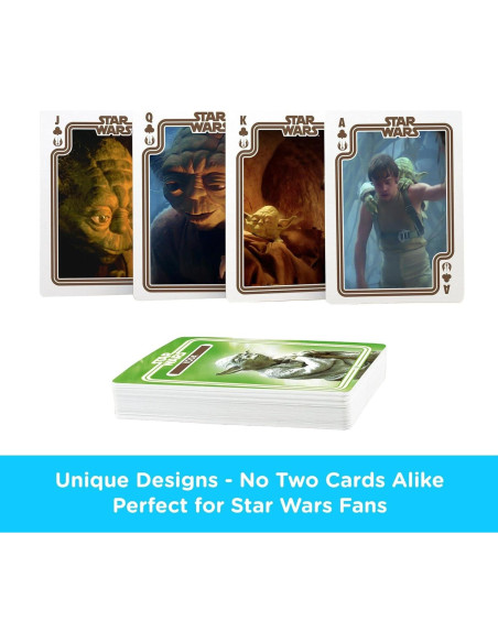 Mazo de Cartas de Juego Star Wars Yoda - Licencia Oficial
