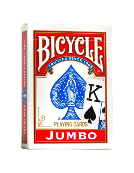 Cartas de Juego Jumbo Bicicleta 1 Paquete Azul