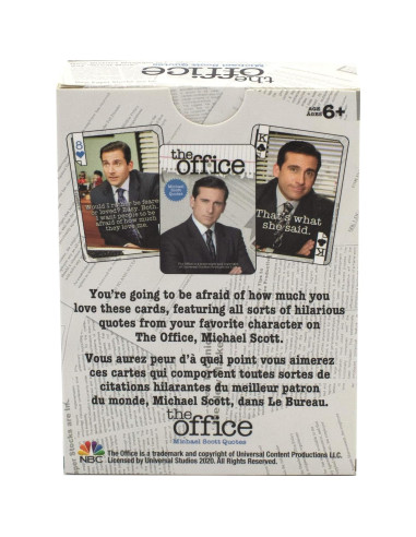 Baraja de Cartas The Office Aquarius - Citas de Michael Scott