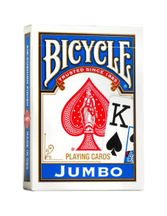 Cartas de Juego Jumbo Bicicleta 1 Paquete Azul 2