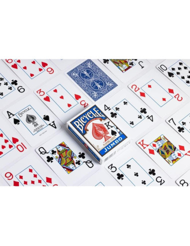 Cartas de Juego Jumbo Bicicleta 1 Paquete Azul