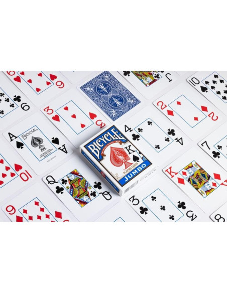 Cartas de Juego Jumbo Bicicleta 1 Paquete Azul