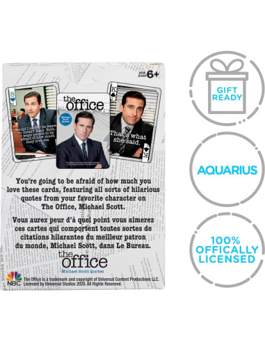 Baraja de Cartas The Office Aquarius - Citas de Michael Scott
