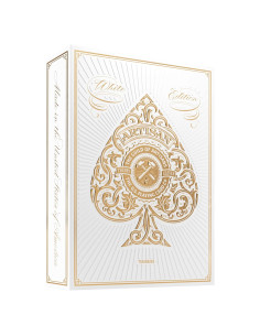 Cartas de Juego Artisan Theory11 Edición Blanca Póker