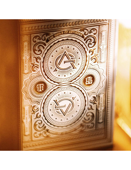 Cartas de Juego Artisan Theory11 Edición Blanca Póker