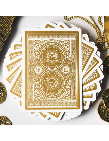 Cartas de Juego Artisan Theory11 Edición Blanca Póker