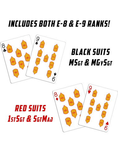 Juego de Cartas y Dados USMC - Baraja y Dados EGA