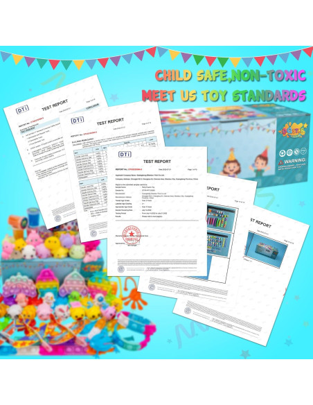 Set de Juguetes de Fiesta DQstar 125 PCS para Niños 3+