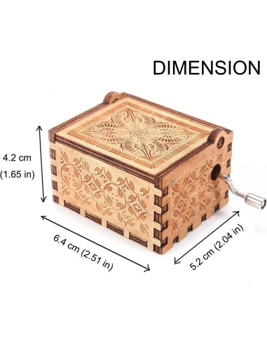 Caja de Música de Madera Ukebobo Marinero M - Regalo Especial
