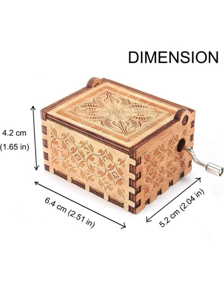 Caja de Música de Madera Ukebobo Marinero M - Regalo Especial Caja de Música de Madera Ukebobo Marinero M - Regalo Especial