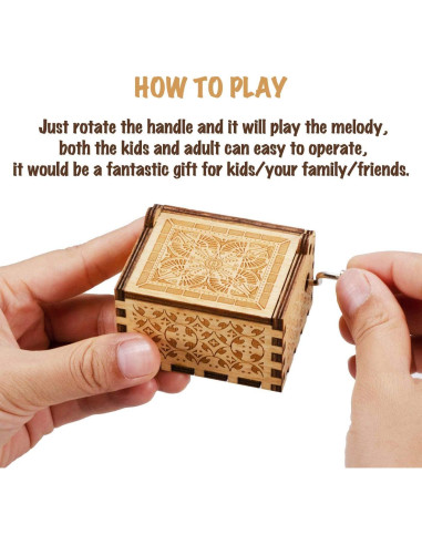 Caja de Música de Madera Ukebobo Marinero M - Regalo Especial