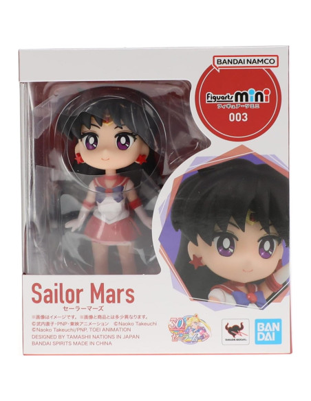 Figura de acción Sailor Mars Figuarts Mini Bandai 8.9 cm