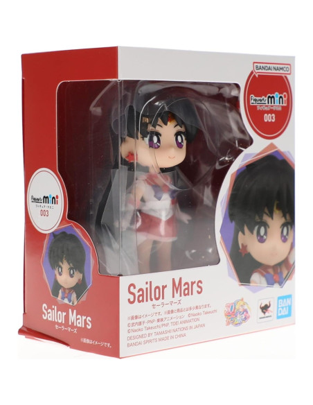Figura de acción Sailor Mars Figuarts Mini Bandai 8.9 cm