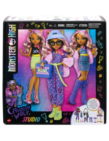 Muñeca Clawdeen Wolf y Set de Juego Boo-tique Monster High
