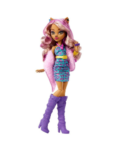 Muñeca Clawdeen Wolf y Set de Juego Boo-tique Monster High