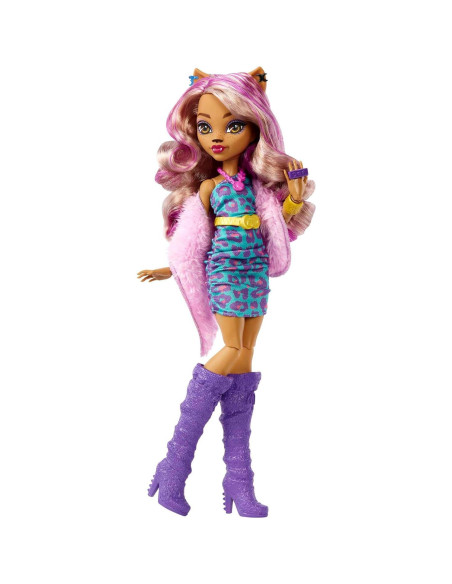 Muñeca Clawdeen Wolf y Set de Juego Boo-tique Monster High