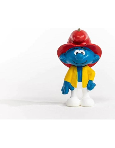 Figura Pitufo Bombero Schleich 3.3x3.0x5.6 cm 3+
