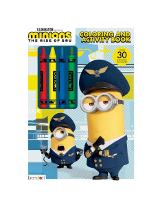 Libro de Colorear Despicable Me con Crayones 48 Páginas