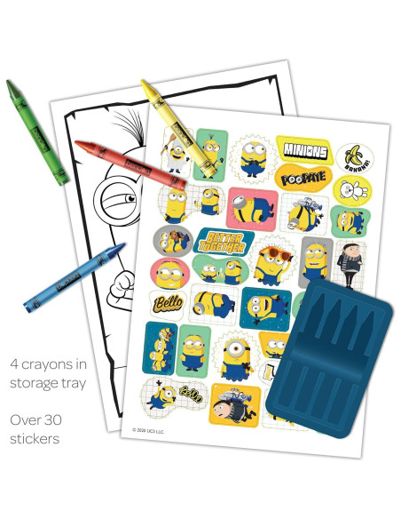 Libro de Colorear Despicable Me con Crayones 48 Páginas