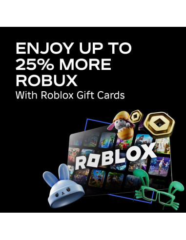 Tarjeta de Regalo Física Roblox 50 con Artículo Virtual Gratis