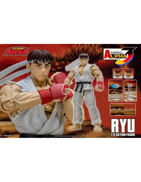 Figura de Colección Ryu 1/12 Storm Collectibles Street Fighter