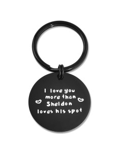 Llave Divertida Big Bang Theory Acero Inoxidable 30mm