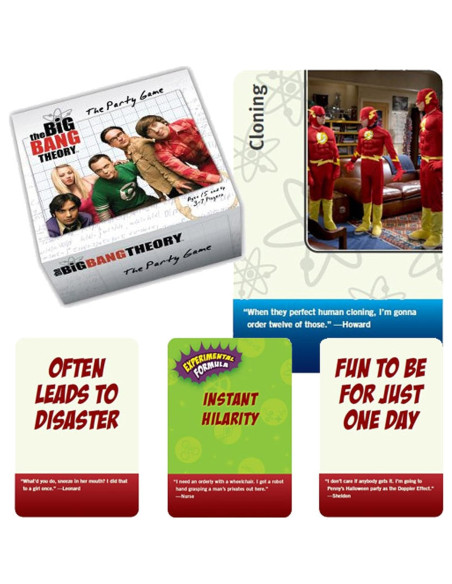 Juego de Fiesta La Teoría del Big Bang Bazinga para 3-7 Jugadores