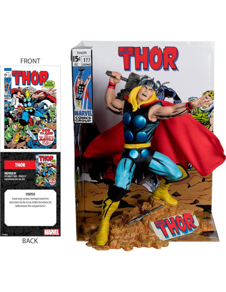 Figura Coleccionable Thor 1:6 McFarlane Toys con Cómic