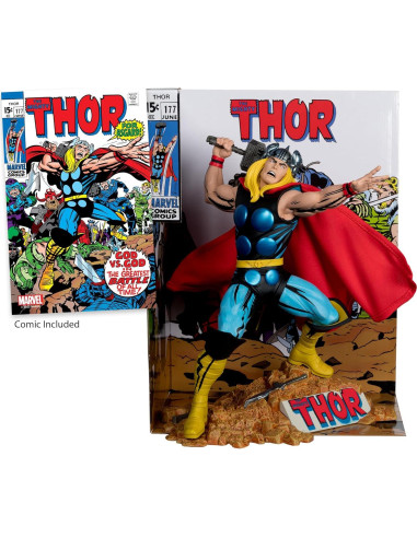 Figura Coleccionable Thor 1:6 McFarlane Toys con Cómic