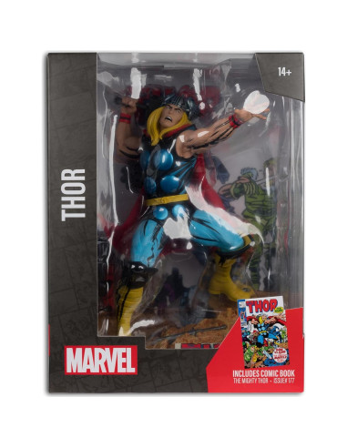 Figura Coleccionable Thor 1:6 McFarlane Toys con Cómic