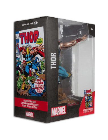 Figura Coleccionable Thor 1:6 McFarlane Toys con Cómic