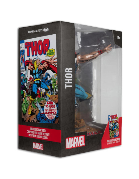 Figura Coleccionable Thor 1:6 McFarlane Toys con Cómic