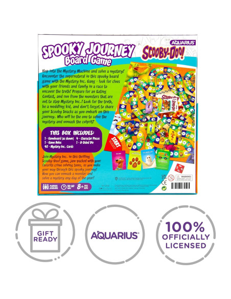 Juego de Mesa Scooby-Doo Aquarius - Diversión Familiar para 2-4 Jugadores