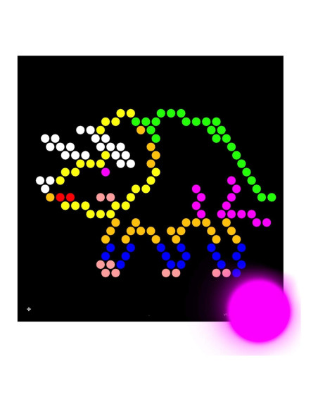 Plantillas de recarga IllumiPeg para Lite Brite Cube - 10 hojas
