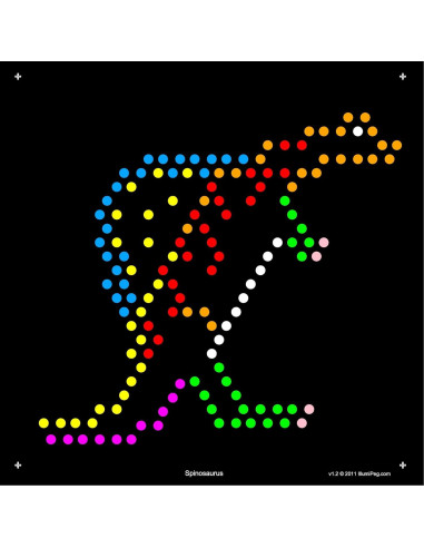 Plantillas de recarga IllumiPeg para Lite Brite Cube - 10 hojas