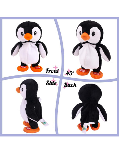 Pingüino Hablante Hopearl 19 cm Juguete Interactivo