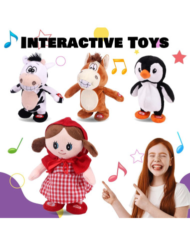 Pingüino Hablante Hopearl 19 cm Juguete Interactivo