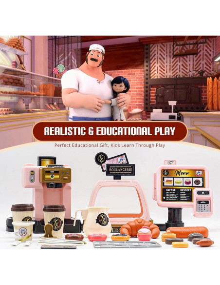 Juego de Café Miraculous Ladybug - Máquina de Café y Accesorios