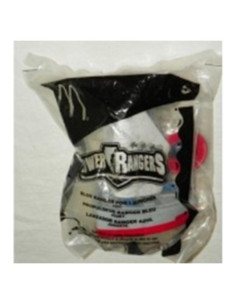 Lanzador de Pog Power Rangers Azul McDonald's 2005 - Juguete