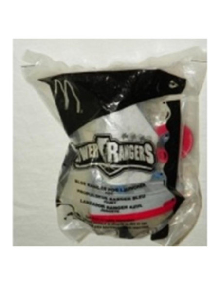 Lanzador de Pog Power Rangers Azul McDonald's 2005 - Juguete